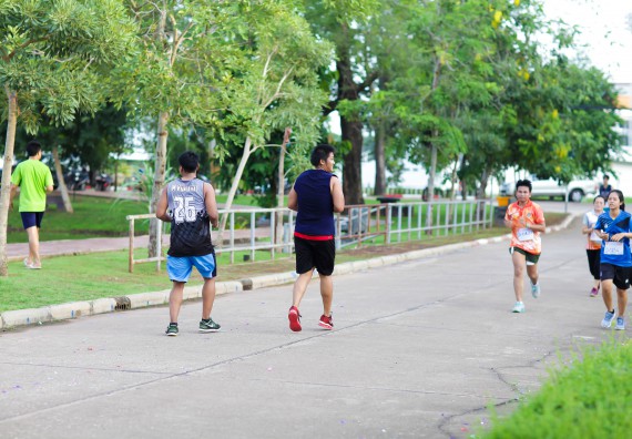 ภาพกิจกรรม คณะวิทยาศาสตร์และเทคโนโลยี เข้าร่วมกิจกรรม KPRU So Fun Run Say No Foam งานเดินวิ่งเพื่อสุขภาพ รักสุขภาพ เลิกใช้โฟม