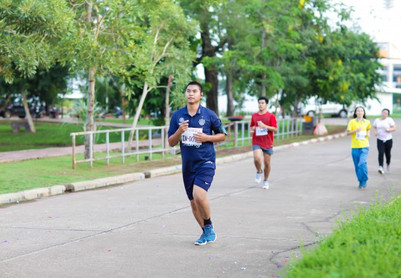 ภาพกิจกรรม คณะวิทยาศาสตร์และเทคโนโลยี เข้าร่วมกิจกรรม KPRU So Fun Run Say No Foam งานเดินวิ่งเพื่อสุขภาพ รักสุขภาพ เลิกใช้โฟม