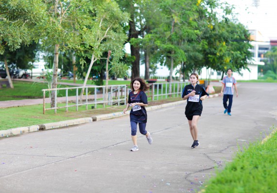 ภาพกิจกรรม คณะวิทยาศาสตร์และเทคโนโลยี เข้าร่วมกิจกรรม KPRU So Fun Run Say No Foam งานเดินวิ่งเพื่อสุขภาพ รักสุขภาพ เลิกใช้โฟม
