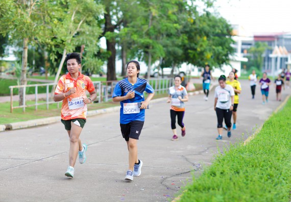 ภาพกิจกรรม คณะวิทยาศาสตร์และเทคโนโลยี เข้าร่วมกิจกรรม KPRU So Fun Run Say No Foam งานเดินวิ่งเพื่อสุขภาพ รักสุขภาพ เลิกใช้โฟม