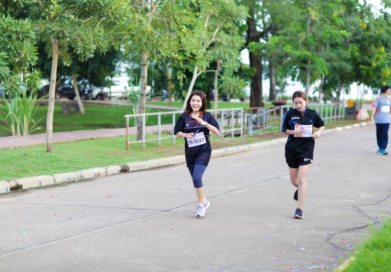 ภาพกิจกรรม คณะวิทยาศาสตร์และเทคโนโลยี เข้าร่วมกิจกรรม KPRU So Fun Run Say No Foam งานเดินวิ่งเพื่อสุขภาพ รักสุขภาพ เลิกใช้โฟม