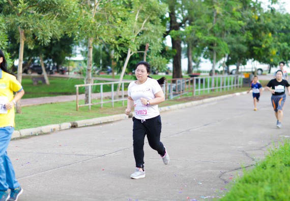 ภาพกิจกรรม คณะวิทยาศาสตร์และเทคโนโลยี เข้าร่วมกิจกรรม KPRU So Fun Run Say No Foam งานเดินวิ่งเพื่อสุขภาพ รักสุขภาพ เลิกใช้โฟม