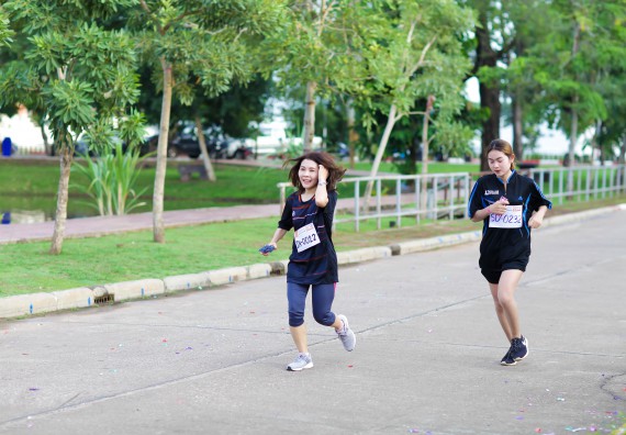 ภาพกิจกรรม คณะวิทยาศาสตร์และเทคโนโลยี เข้าร่วมกิจกรรม KPRU So Fun Run Say No Foam งานเดินวิ่งเพื่อสุขภาพ รักสุขภาพ เลิกใช้โฟม