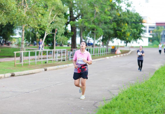 ภาพกิจกรรม คณะวิทยาศาสตร์และเทคโนโลยี เข้าร่วมกิจกรรม KPRU So Fun Run Say No Foam งานเดินวิ่งเพื่อสุขภาพ รักสุขภาพ เลิกใช้โฟม