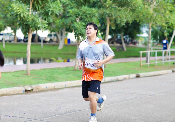 ภาพกิจกรรม คณะวิทยาศาสตร์และเทคโนโลยี เข้าร่วมกิจกรรม KPRU So Fun Run Say No Foam งานเดินวิ่งเพื่อสุขภาพ รักสุขภาพ เลิกใช้โฟม