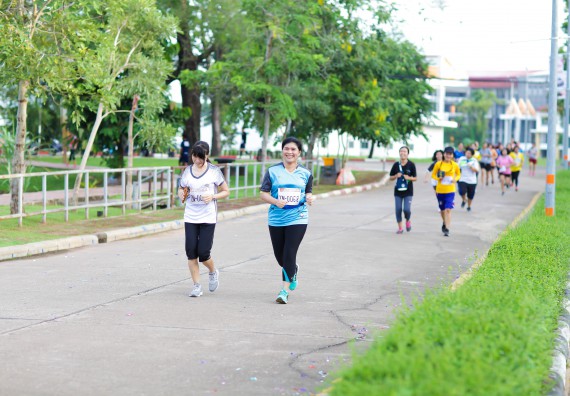 ภาพกิจกรรม คณะวิทยาศาสตร์และเทคโนโลยี เข้าร่วมกิจกรรม KPRU So Fun Run Say No Foam งานเดินวิ่งเพื่อสุขภาพ รักสุขภาพ เลิกใช้โฟม