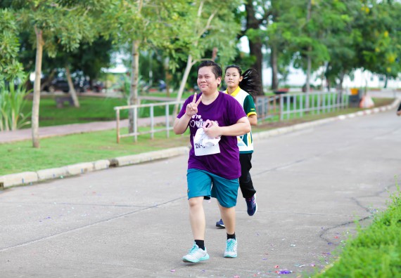 ภาพกิจกรรม คณะวิทยาศาสตร์และเทคโนโลยี เข้าร่วมกิจกรรม KPRU So Fun Run Say No Foam งานเดินวิ่งเพื่อสุขภาพ รักสุขภาพ เลิกใช้โฟม