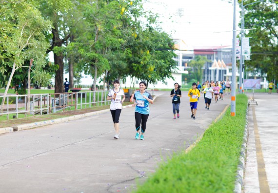 ภาพกิจกรรม คณะวิทยาศาสตร์และเทคโนโลยี เข้าร่วมกิจกรรม KPRU So Fun Run Say No Foam งานเดินวิ่งเพื่อสุขภาพ รักสุขภาพ เลิกใช้โฟม