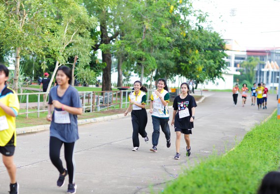 ภาพกิจกรรม คณะวิทยาศาสตร์และเทคโนโลยี เข้าร่วมกิจกรรม KPRU So Fun Run Say No Foam งานเดินวิ่งเพื่อสุขภาพ รักสุขภาพ เลิกใช้โฟม