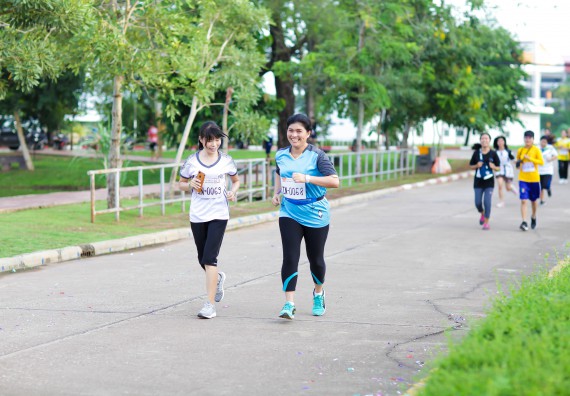 ภาพกิจกรรม คณะวิทยาศาสตร์และเทคโนโลยี เข้าร่วมกิจกรรม KPRU So Fun Run Say No Foam งานเดินวิ่งเพื่อสุขภาพ รักสุขภาพ เลิกใช้โฟม