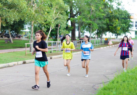 ภาพกิจกรรม คณะวิทยาศาสตร์และเทคโนโลยี เข้าร่วมกิจกรรม KPRU So Fun Run Say No Foam งานเดินวิ่งเพื่อสุขภาพ รักสุขภาพ เลิกใช้โฟม