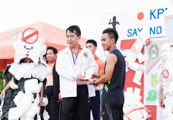 ภาพกิจกรรม คณะวิทยาศาสตร์และเทคโนโลยี เข้าร่วมกิจกรรม KPRU So Fun Run Say No Foam งานเดินวิ่งเพื่อสุขภาพ รักสุขภาพ เลิกใช้โฟม