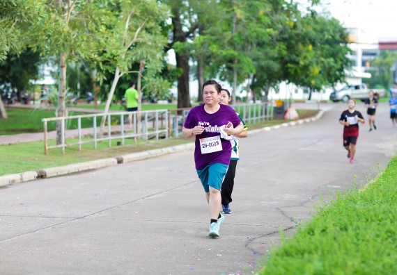 ภาพกิจกรรม คณะวิทยาศาสตร์และเทคโนโลยี เข้าร่วมกิจกรรม KPRU So Fun Run Say No Foam งานเดินวิ่งเพื่อสุขภาพ รักสุขภาพ เลิกใช้โฟม