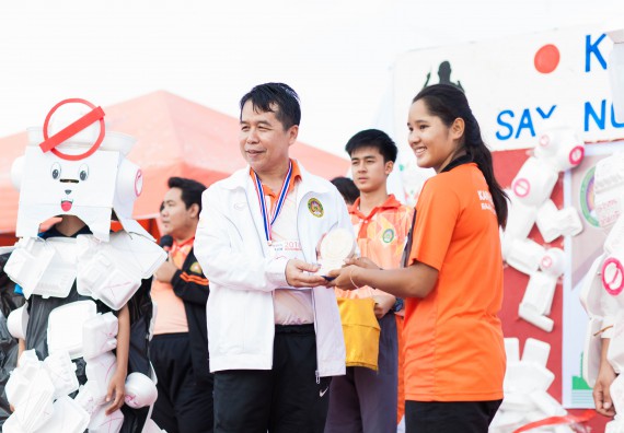 ภาพกิจกรรม คณะวิทยาศาสตร์และเทคโนโลยี เข้าร่วมกิจกรรม KPRU So Fun Run Say No Foam งานเดินวิ่งเพื่อสุขภาพ รักสุขภาพ เลิกใช้โฟม