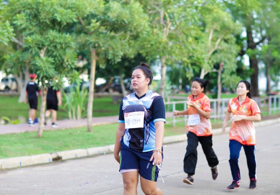 ภาพกิจกรรม คณะวิทยาศาสตร์และเทคโนโลยี เข้าร่วมกิจกรรม KPRU So Fun Run Say No Foam งานเดินวิ่งเพื่อสุขภาพ รักสุขภาพ เลิกใช้โฟม