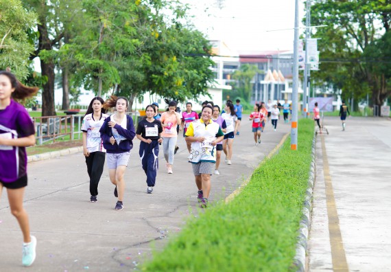 ภาพกิจกรรม คณะวิทยาศาสตร์และเทคโนโลยี เข้าร่วมกิจกรรม KPRU So Fun Run Say No Foam งานเดินวิ่งเพื่อสุขภาพ รักสุขภาพ เลิกใช้โฟม