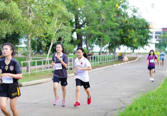 ภาพกิจกรรม คณะวิทยาศาสตร์และเทคโนโลยี เข้าร่วมกิจกรรม KPRU So Fun Run Say No Foam งานเดินวิ่งเพื่อสุขภาพ รักสุขภาพ เลิกใช้โฟม