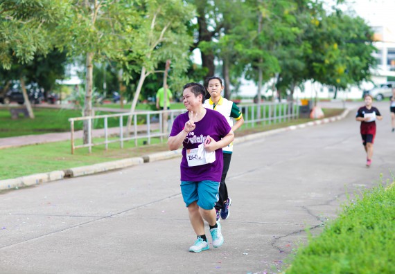 ภาพกิจกรรม คณะวิทยาศาสตร์และเทคโนโลยี เข้าร่วมกิจกรรม KPRU So Fun Run Say No Foam งานเดินวิ่งเพื่อสุขภาพ รักสุขภาพ เลิกใช้โฟม