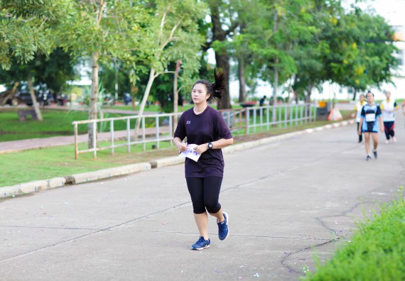 ภาพกิจกรรม คณะวิทยาศาสตร์และเทคโนโลยี เข้าร่วมกิจกรรม KPRU So Fun Run Say No Foam งานเดินวิ่งเพื่อสุขภาพ รักสุขภาพ เลิกใช้โฟม