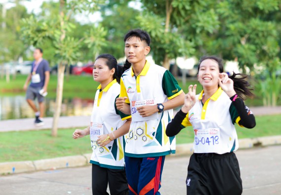 ภาพกิจกรรม คณะวิทยาศาสตร์และเทคโนโลยี เข้าร่วมกิจกรรม KPRU So Fun Run Say No Foam งานเดินวิ่งเพื่อสุขภาพ รักสุขภาพ เลิกใช้โฟม