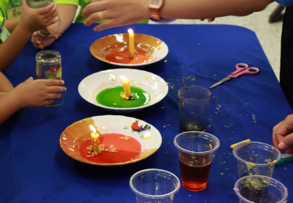 ภาพกิจกรรม คณะวิทยาศาสตร์และเทคโนโลยี จัดค่ายวิทยาศาสตร์โรงเรียนสาธิตฯ อนุบาล