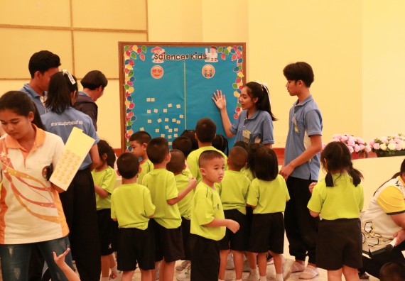 ภาพกิจกรรม คณะวิทยาศาสตร์และเทคโนโลยี จัดค่ายวิทยาศาสตร์โรงเรียนสาธิตฯ อนุบาล