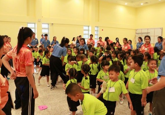 ภาพกิจกรรม คณะวิทยาศาสตร์และเทคโนโลยี จัดค่ายวิทยาศาสตร์โรงเรียนสาธิตฯ อนุบาล
