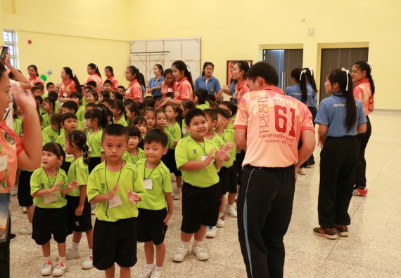 ภาพกิจกรรม คณะวิทยาศาสตร์และเทคโนโลยี จัดค่ายวิทยาศาสตร์โรงเรียนสาธิตฯ อนุบาล