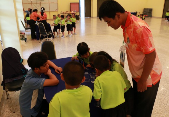 ภาพกิจกรรม คณะวิทยาศาสตร์และเทคโนโลยี จัดค่ายวิทยาศาสตร์โรงเรียนสาธิตฯ อนุบาล