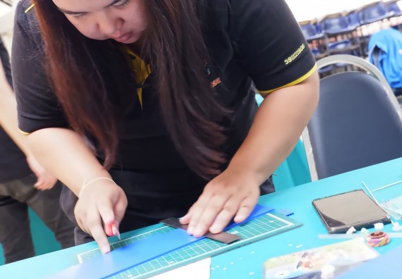 ภาพกิจกรรม โปรแกรมวิชาเคมี จัดอบรมเชิงปฏิบัติการพัฒนานักศึกษาครูด้วยแนวทางการศึกษาแบบสะเต็ม (STEM)