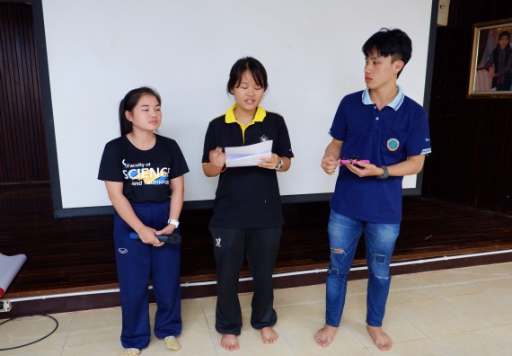 ภาพกิจกรรม โปรแกรมวิชาเคมี จัดอบรมเชิงปฏิบัติการพัฒนานักศึกษาครูด้วยแนวทางการศึกษาแบบสะเต็ม (STEM)