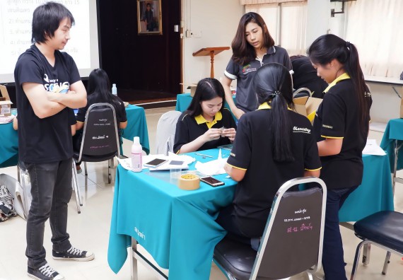 ภาพกิจกรรม โปรแกรมวิชาเคมี จัดอบรมเชิงปฏิบัติการพัฒนานักศึกษาครูด้วยแนวทางการศึกษาแบบสะเต็ม (STEM)