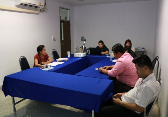 ภาพกิจกรรม คณะวิทยาศาสตร์และเทคโนโลยี จัดประชุมการจัดทำรายงานการวางระบบการควบคุมภายใน ประจำปีงบประมาณ 2561