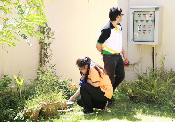 ภาพกิจกรรม คณะวิทยาศาสตร์และเทคโนโลยี จัดกิจกรรม Big Cleaning Day ทำลายแหล่งเพาะพันธ์ลูกน้ำยุงลายภายในหน่วยงาน