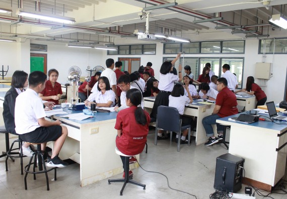 ภาพกิจกรรม คณะวิทยาศาสตร์และเทคโนโลยี จัดค่ายพัฒนาศักยภาพการเรียนรู้ของนักเรียนห้องเรียนพิเศษ