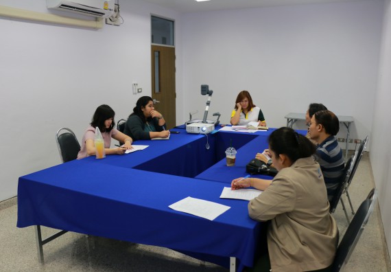 ภาพกิจกรรม คณะวิทยาศาสตร์และเทคโนโลยี จัดประชุมการดำเนินงานของคณะวิทยาศาสตร์และเทคโนโลยี