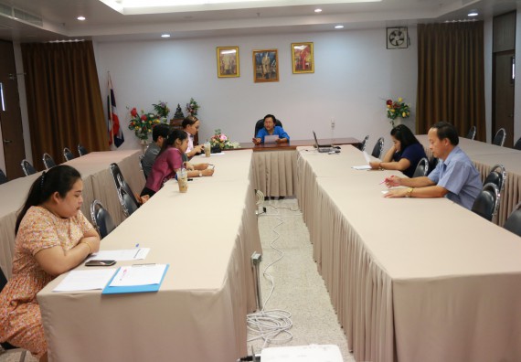 ภาพกิจกรรม คณะวิทยาศาสตร์และเทคโนโลยี จัดประชุมคณะกรรมการกำกับติดตามการดำเนินการจัดทำองค์กรปลอดภาชนะโฟมบรรจุอาหาร