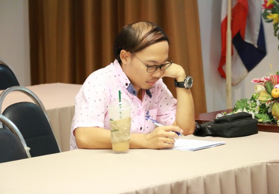 ภาพกิจกรรม คณะวิทยาศาสตร์และเทคโนโลยี จัดประชุมคณะกรรมการกำกับติดตามการดำเนินการจัดทำองค์กรปลอดภาชนะโฟมบรรจุอาหาร