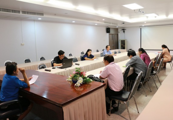 ภาพกิจกรรม คณะวิทยาศาสตร์และเทคโนโลยี จัดประชุมคณะกรรมการกำกับติดตามการดำเนินการจัดทำองค์กรปลอดภาชนะโฟมบรรจุอาหาร