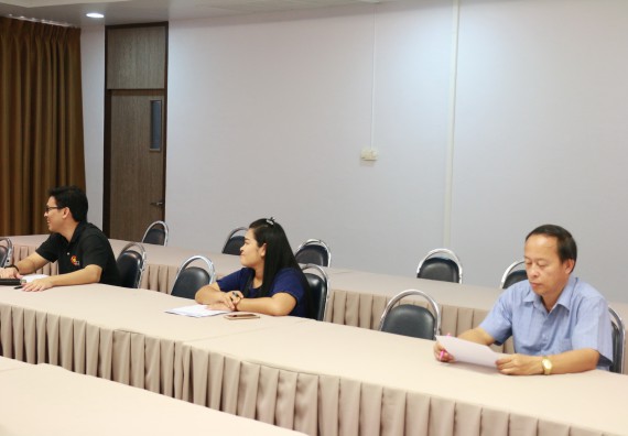 ภาพกิจกรรม คณะวิทยาศาสตร์และเทคโนโลยี จัดประชุมคณะกรรมการกำกับติดตามการดำเนินการจัดทำองค์กรปลอดภาชนะโฟมบรรจุอาหาร