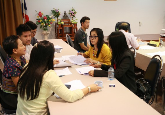 ภาพกิจกรรม คณะวิทยาศาสตร์และเทคโนโลยี เข้าร่วมตรวจสอบประเมินผลการวางระบบการควบคุมภายใน ประจำปีงบประมาณ พ.ศ.2561