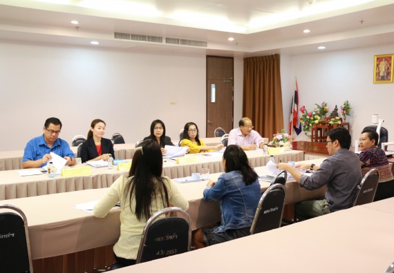 ภาพกิจกรรม คณะวิทยาศาสตร์และเทคโนโลยี เข้าร่วมตรวจสอบประเมินผลการวางระบบการควบคุมภายใน ประจำปีงบประมาณ พ.ศ.2561