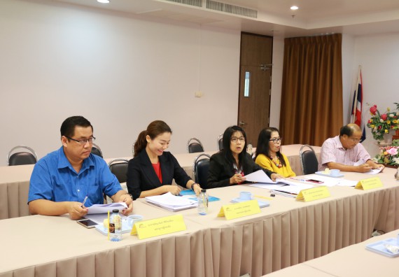 ภาพกิจกรรม คณะวิทยาศาสตร์และเทคโนโลยี เข้าร่วมตรวจสอบประเมินผลการวางระบบการควบคุมภายใน ประจำปีงบประมาณ พ.ศ.2561