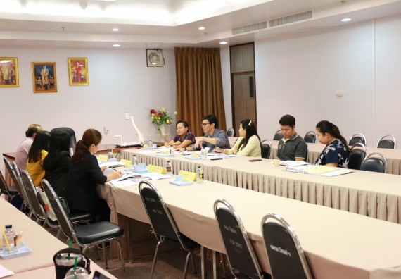 ภาพกิจกรรม คณะวิทยาศาสตร์และเทคโนโลยี เข้าร่วมตรวจสอบประเมินผลการวางระบบการควบคุมภายใน ประจำปีงบประมาณ พ.ศ.2561