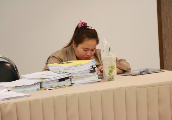 ภาพกิจกรรม คณะวิทยาศาสตร์และเทคโนโลยี เข้าร่วมตรวจสอบประเมินผลการวางระบบการควบคุมภายใน ประจำปีงบประมาณ พ.ศ.2561