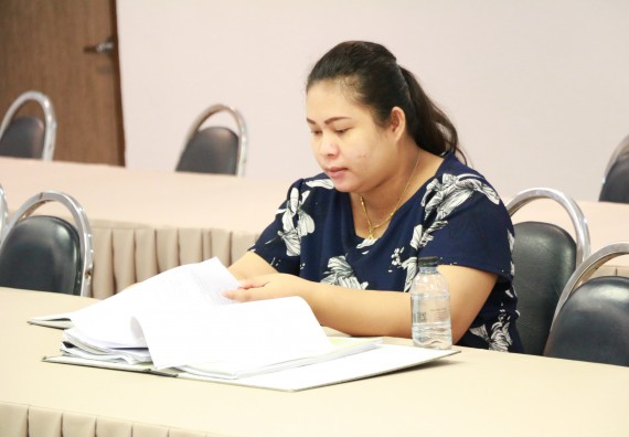 ภาพกิจกรรม คณะวิทยาศาสตร์และเทคโนโลยี เข้าร่วมตรวจสอบประเมินผลการวางระบบการควบคุมภายใน ประจำปีงบประมาณ พ.ศ.2561