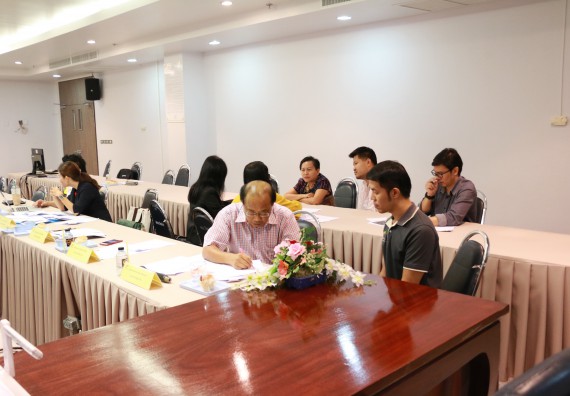 ภาพกิจกรรม คณะวิทยาศาสตร์และเทคโนโลยี เข้าร่วมตรวจสอบประเมินผลการวางระบบการควบคุมภายใน ประจำปีงบประมาณ พ.ศ.2561