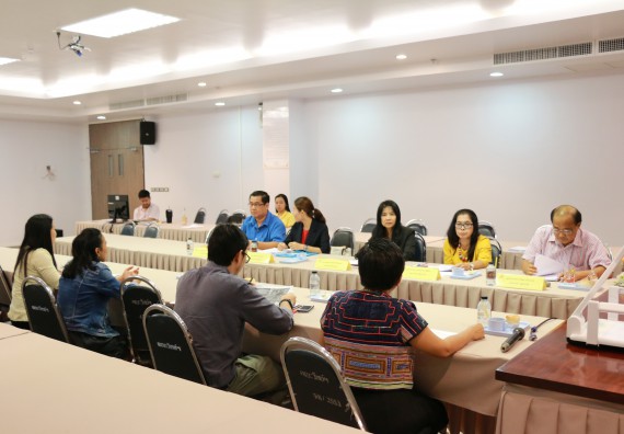 ภาพกิจกรรม คณะวิทยาศาสตร์และเทคโนโลยี เข้าร่วมตรวจสอบประเมินผลการวางระบบการควบคุมภายใน ประจำปีงบประมาณ พ.ศ.2561