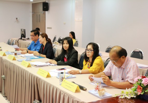 ภาพกิจกรรม คณะวิทยาศาสตร์และเทคโนโลยี เข้าร่วมตรวจสอบประเมินผลการวางระบบการควบคุมภายใน ประจำปีงบประมาณ พ.ศ.2561