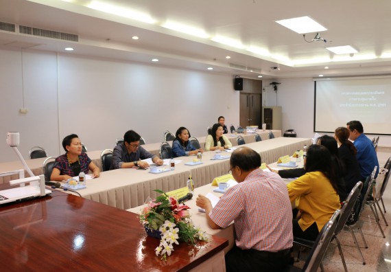 ภาพกิจกรรม คณะวิทยาศาสตร์และเทคโนโลยี เข้าร่วมตรวจสอบประเมินผลการวางระบบการควบคุมภายใน ประจำปีงบประมาณ พ.ศ.2561